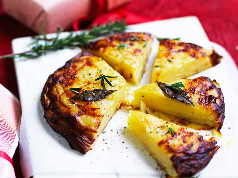 layered potato cake