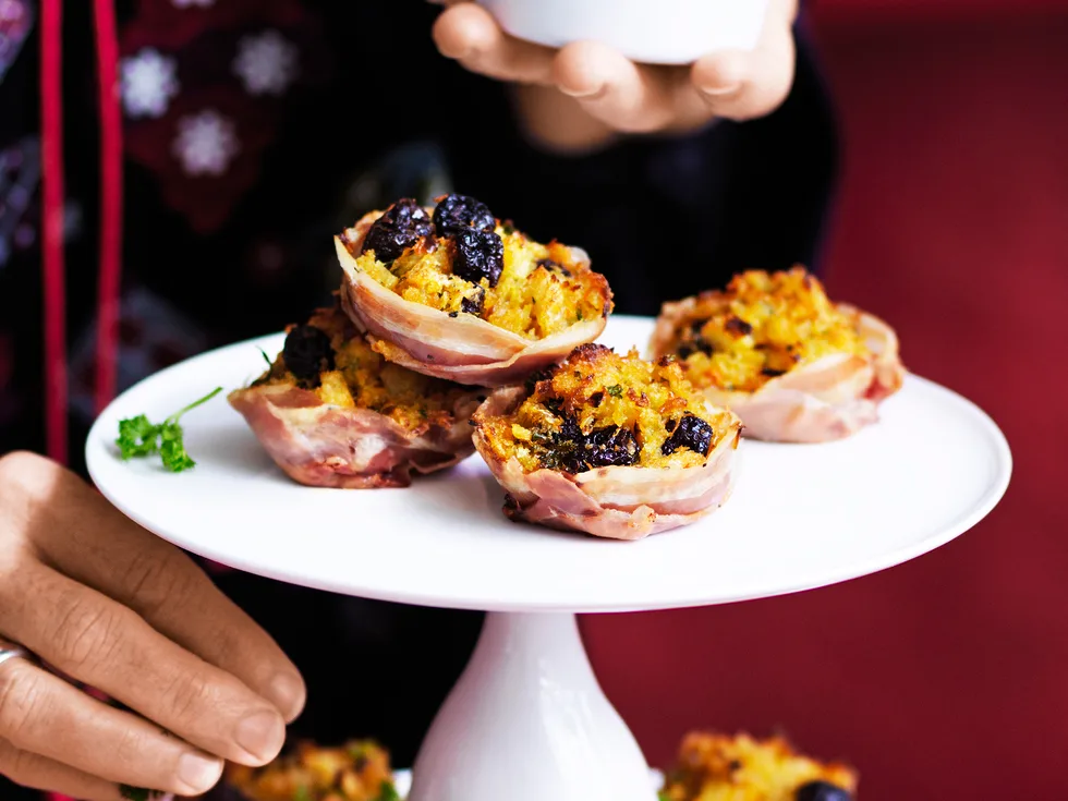 pancetta stuffing cups