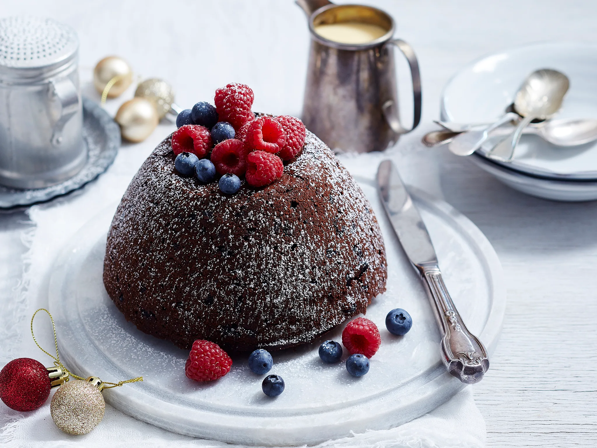 chocolate christmas pudding
