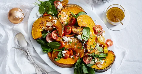 Roasted Pumpkin and Heirloom Tomato Salad