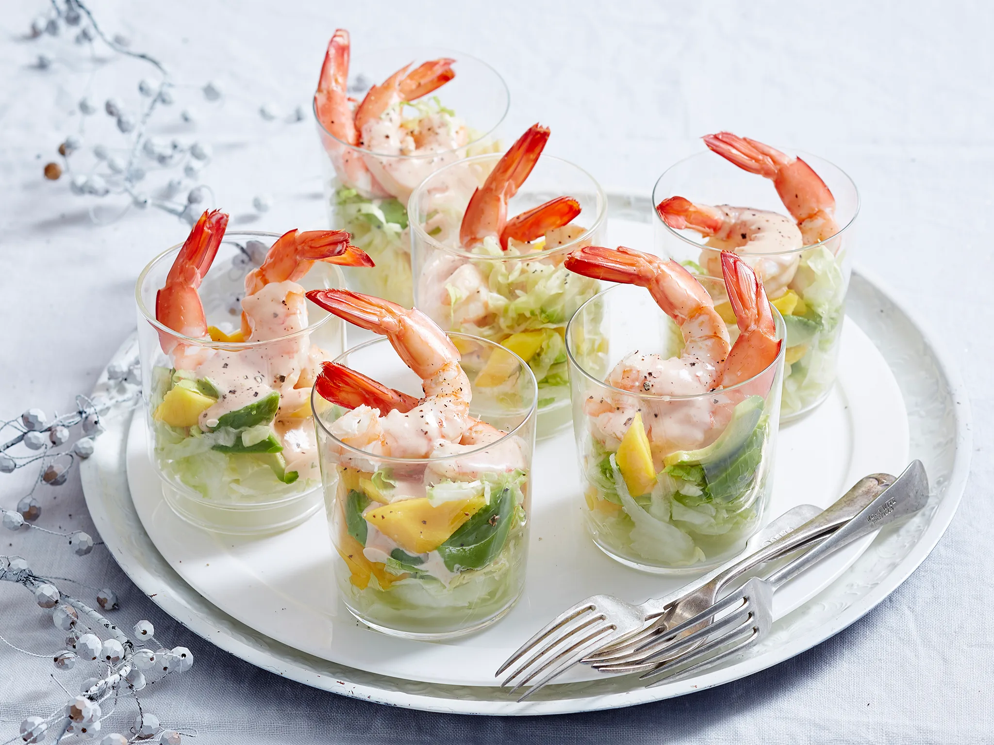 prawn mango and avocado cocktail