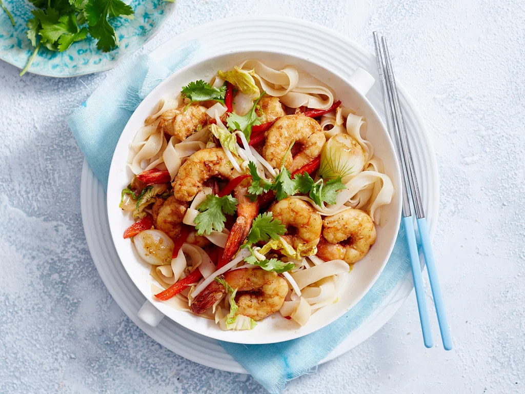 prawn stir fry noodle