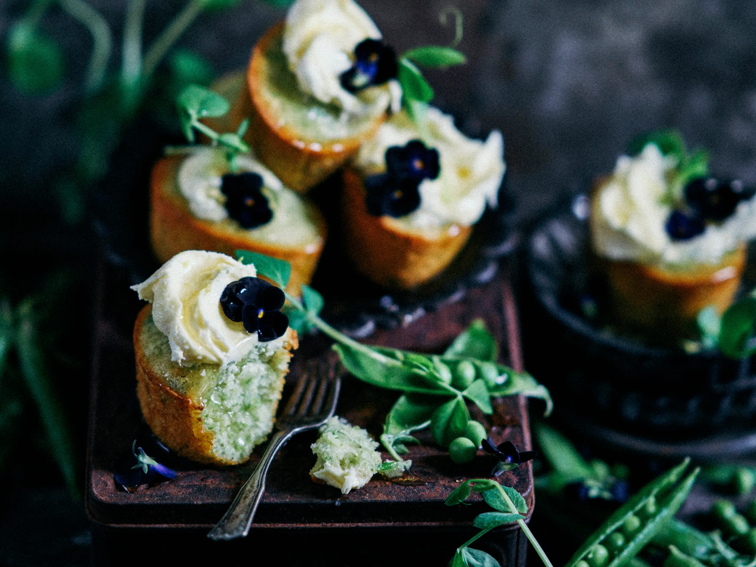sweet pea friands