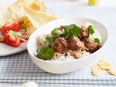 Coconut pork curry