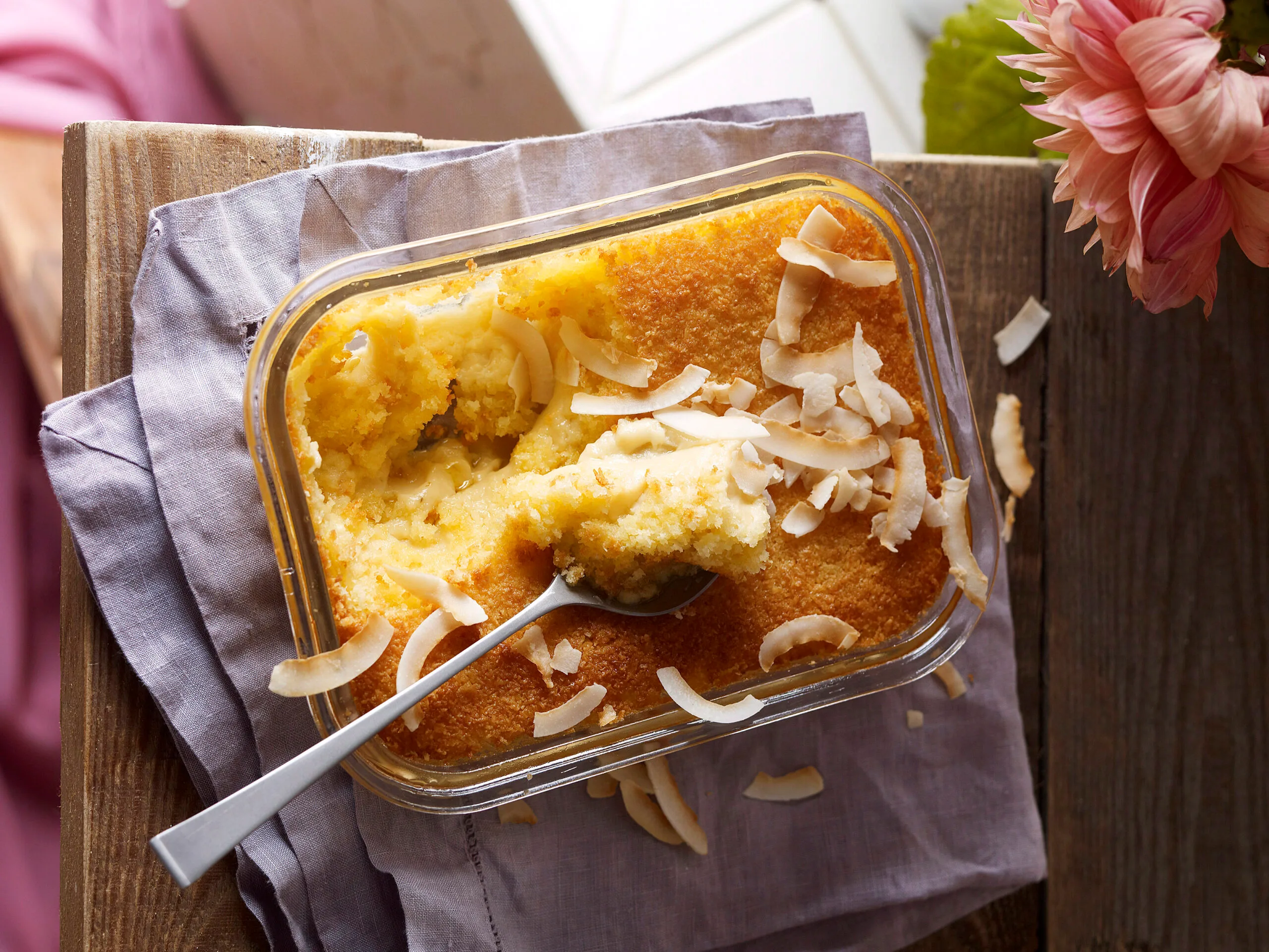 Coconut impossible pie
