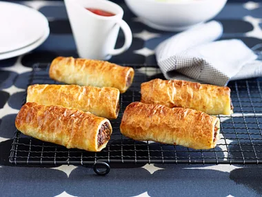 Homemade sausage rolls