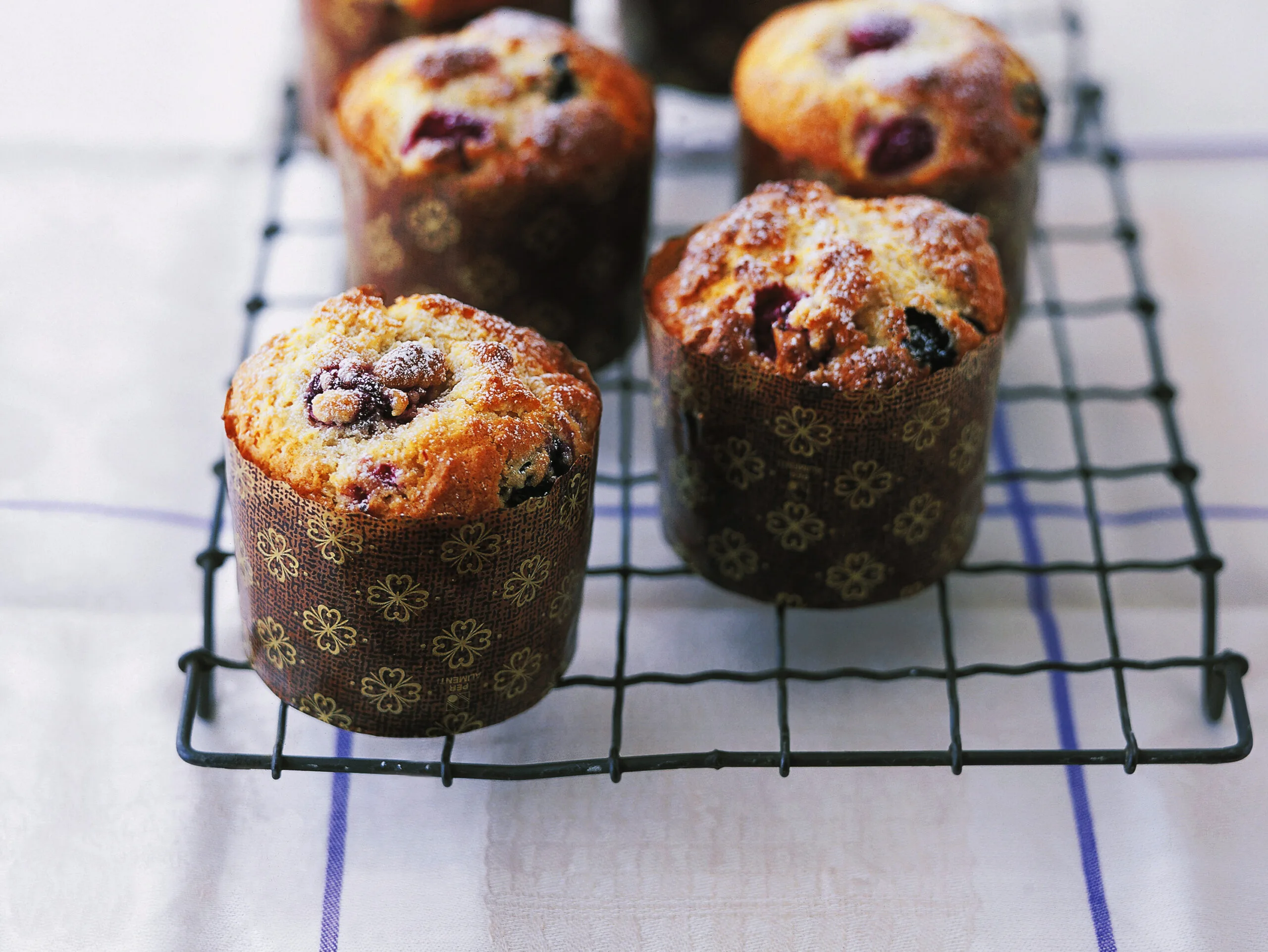 Mixed berry muffins