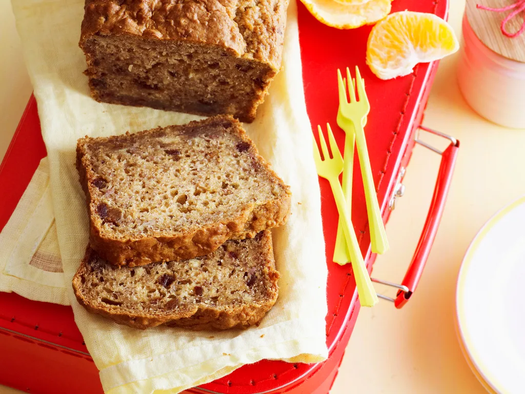 Gluten-free banana and date loaf