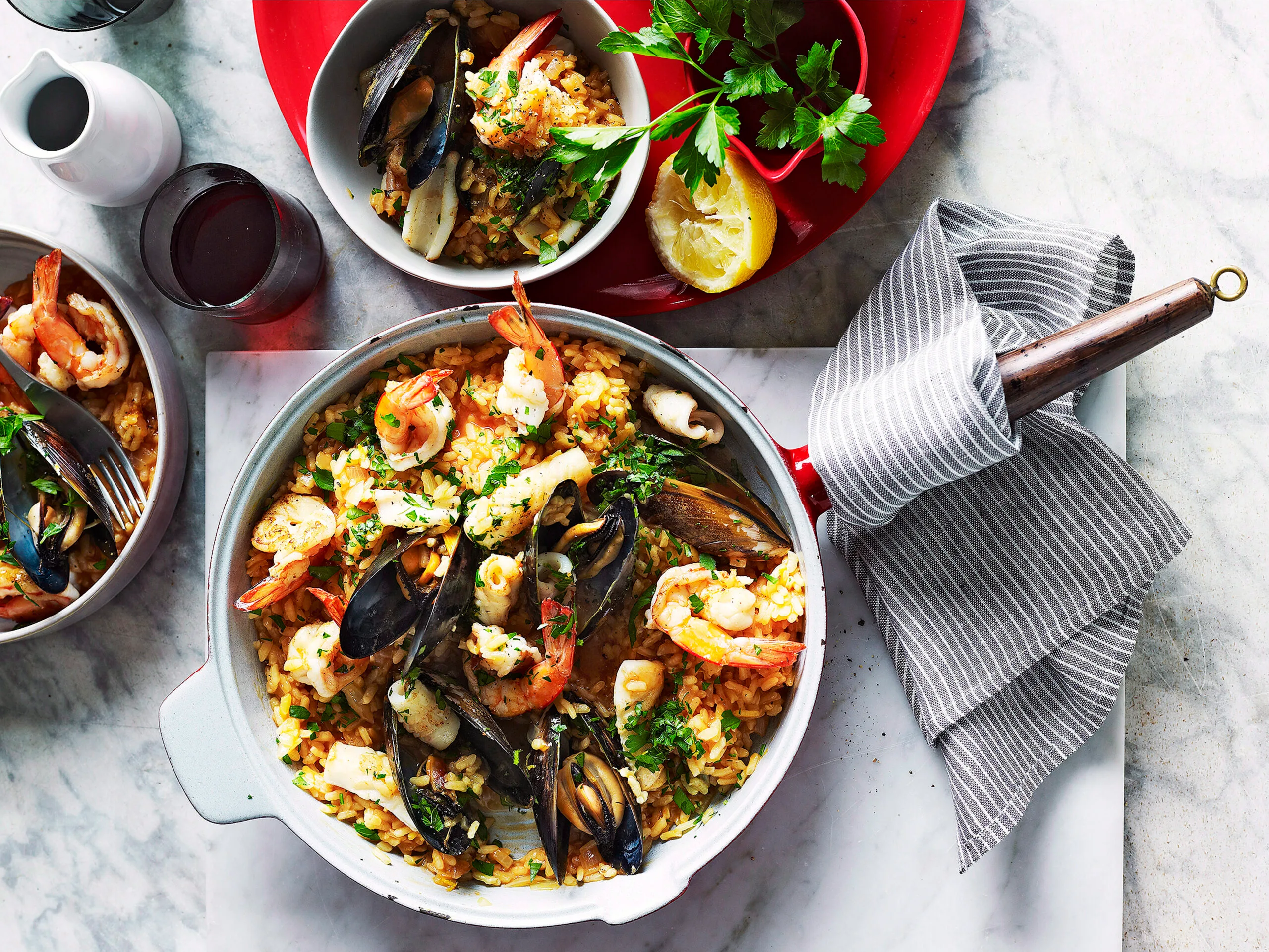 Seafood risotto