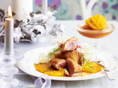 Duck Breast in Sticky Orange sauce