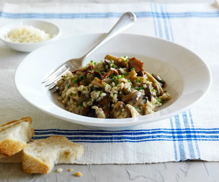 Wild mushroom risotto