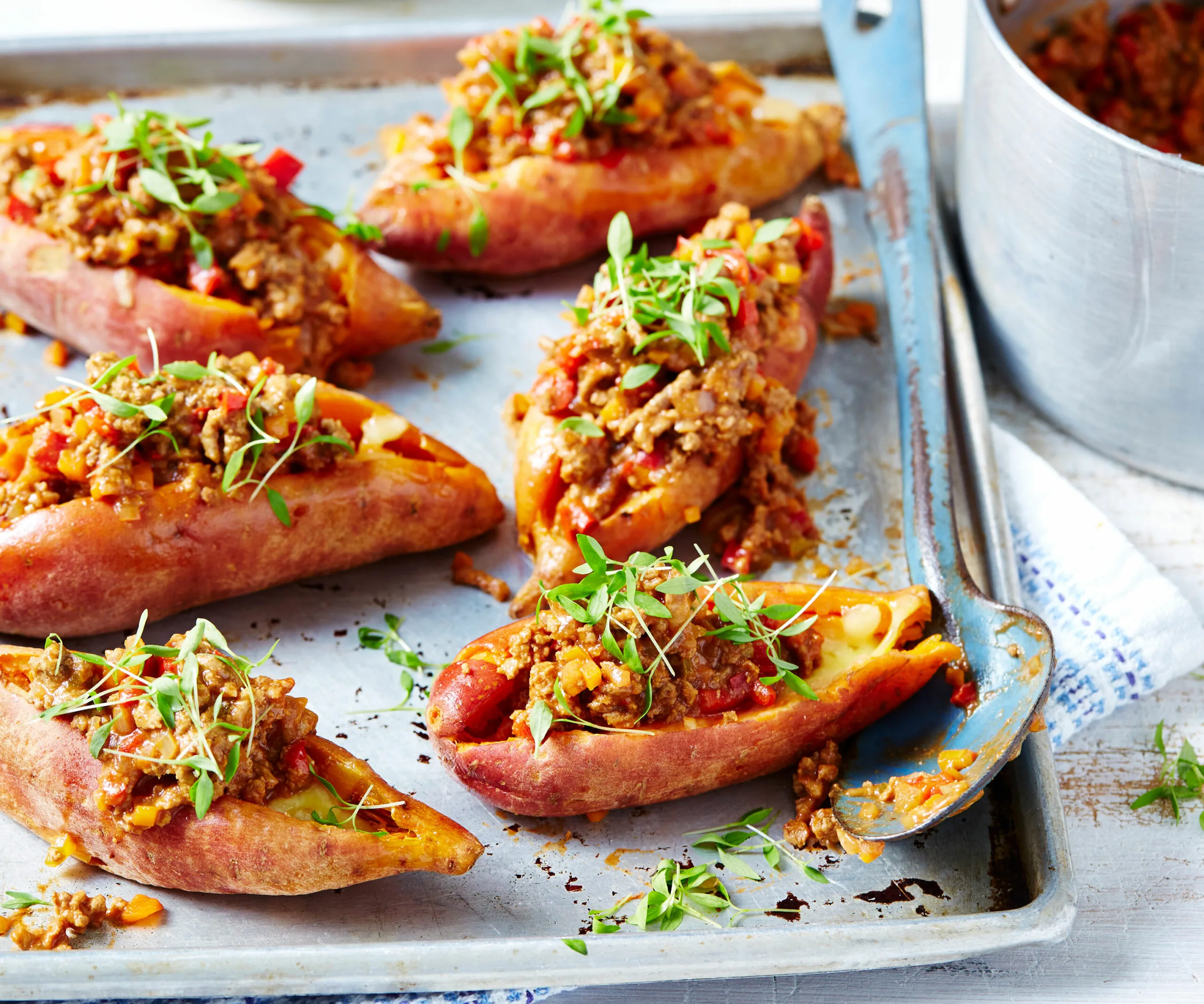 Jacket sweet potato sloppy joes