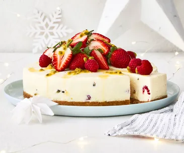 Christmas cheesecake
