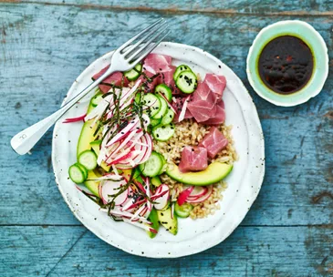 sashimi tuna poke bowl