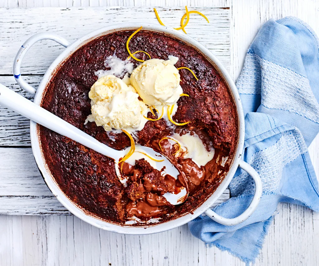 Jaffa self-saucing pudding recipe