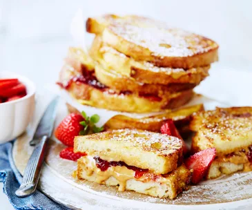 Peanut butter and jelly french toast recipe