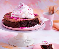 Gluten free rosewater chocolate cake recipe