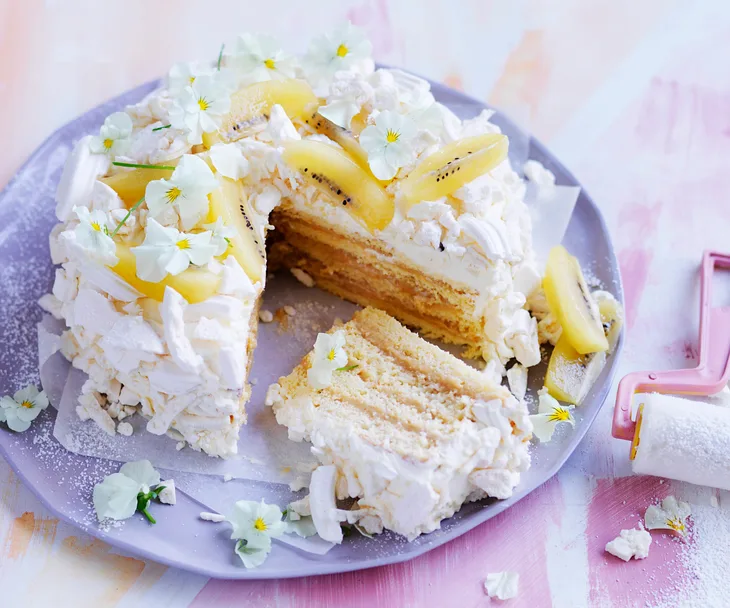 Postre chaj&aacute; cake