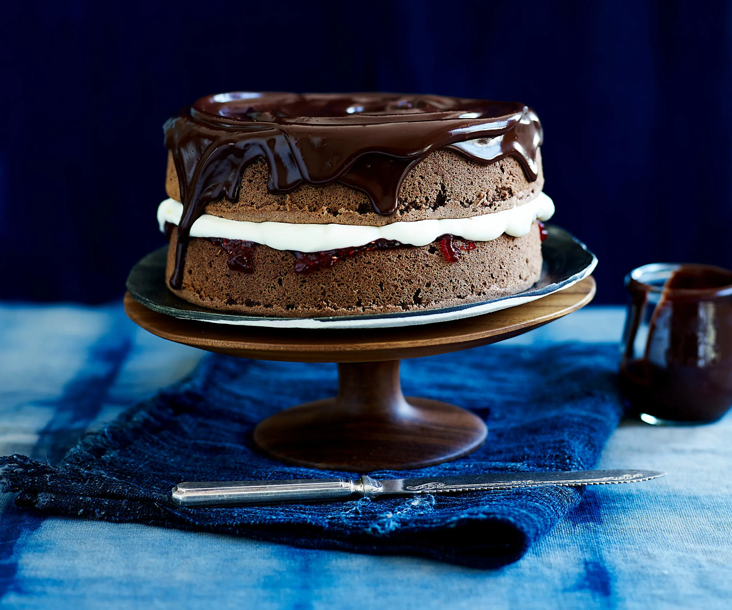 Chocolate sponge cake-image
