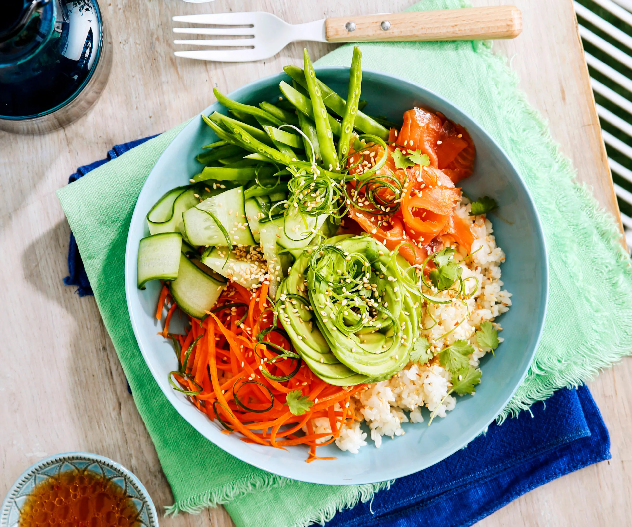 salmon poke bowls recipe