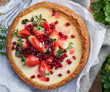 Baked labne cheesecake recipe