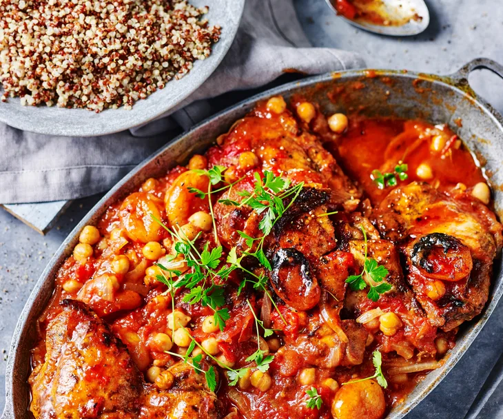 MOROCCAN-SPICED CHICKEN CASSEROLE