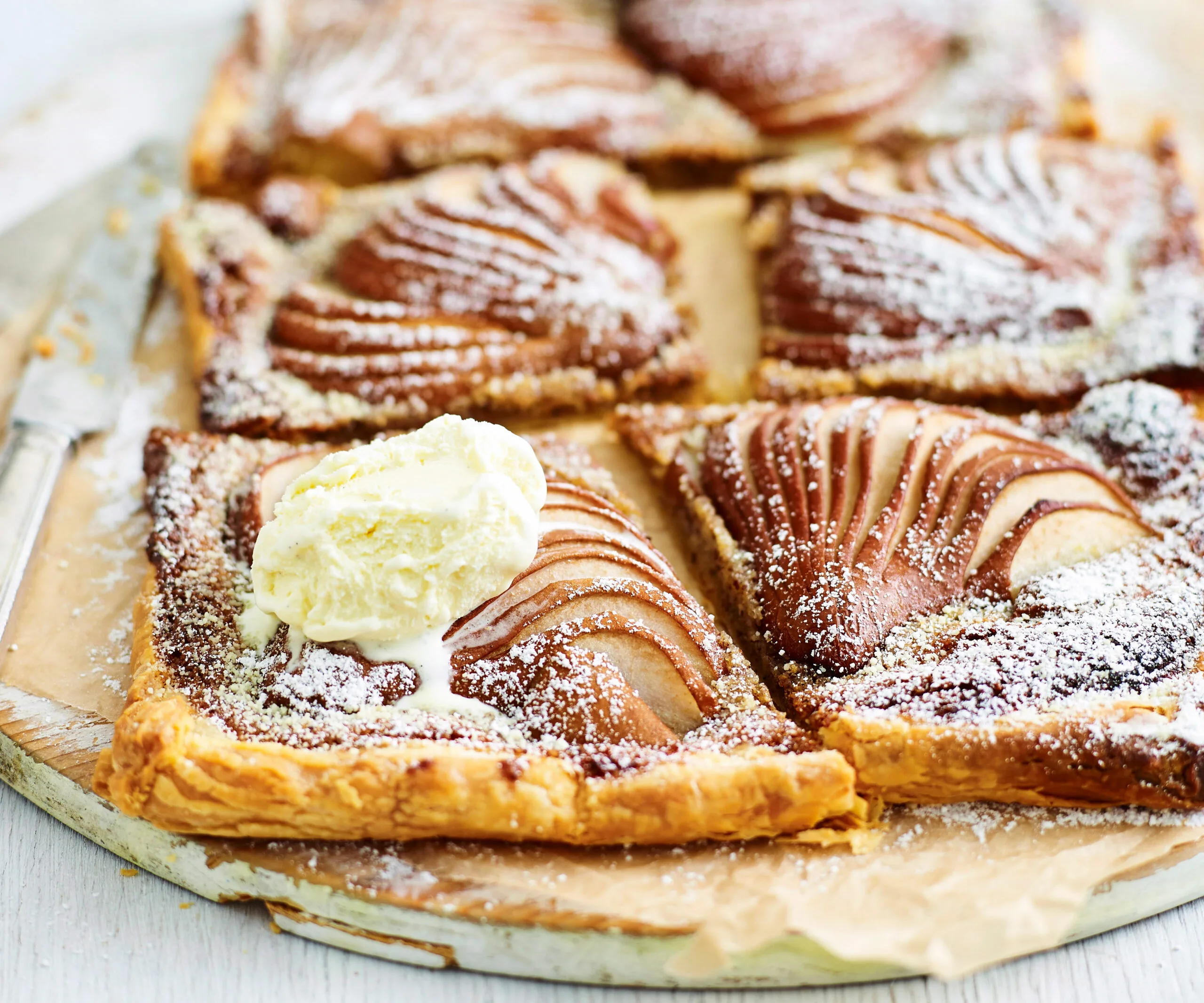 Pear and Hazelnut Frangipane Tart