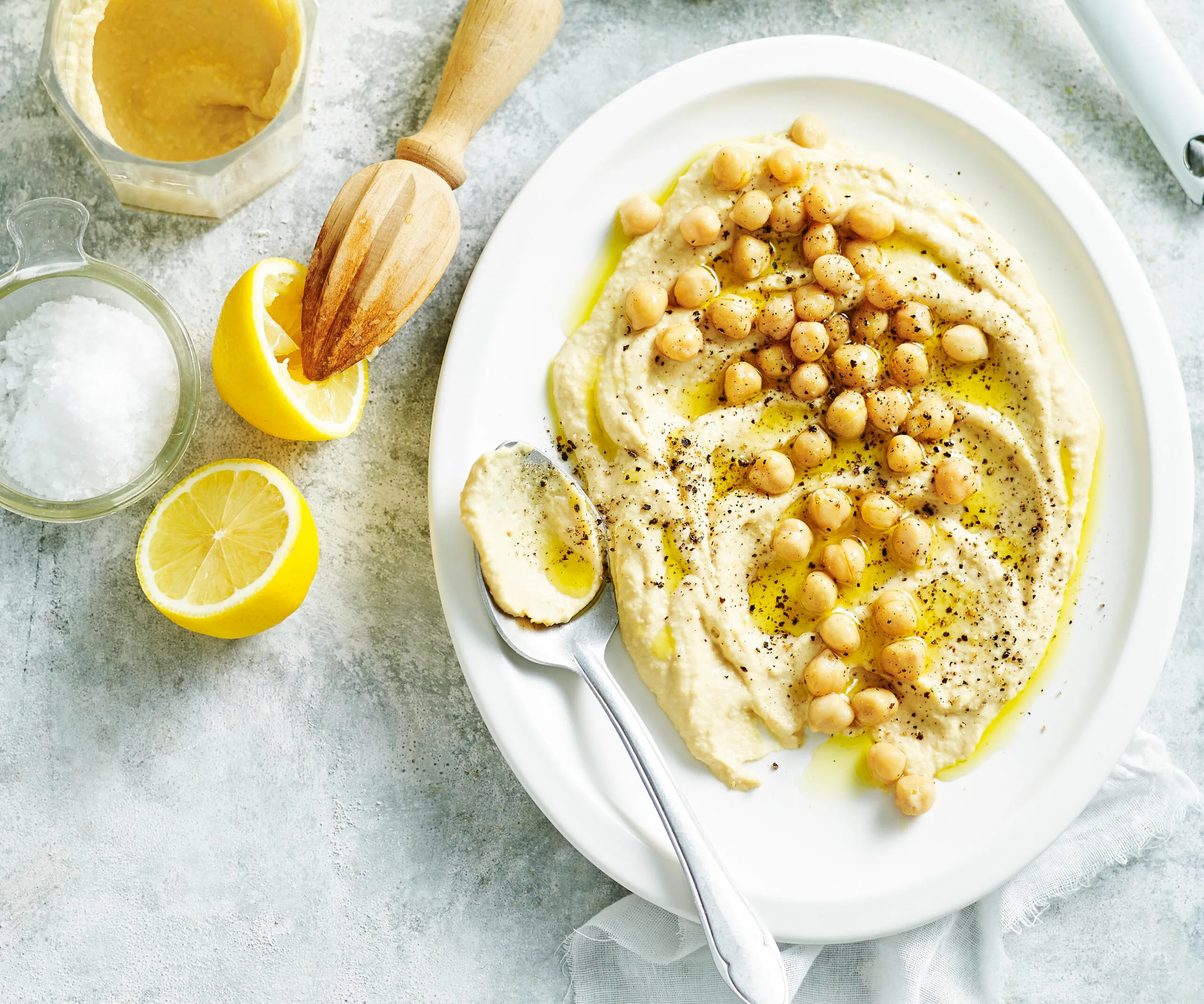 how to make basic hummus recipe