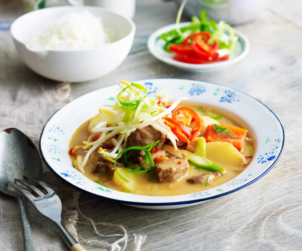 thai-style beef curry