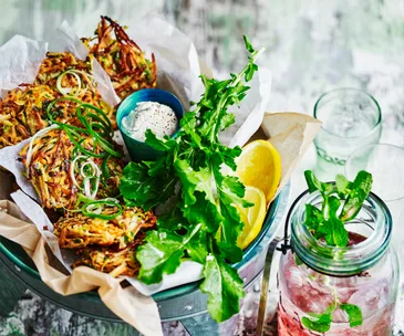 Kohlrabi rosti recipe with cashew dip