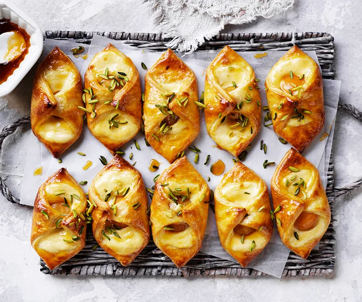 Apricot Danish pastries