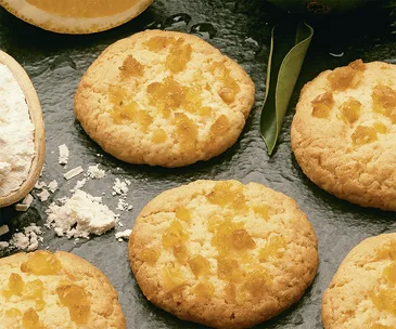 Orange coconut biscuits
