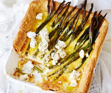 cheesy leek quiche