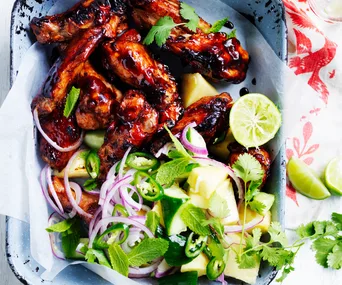 sticky chicken wings recipes