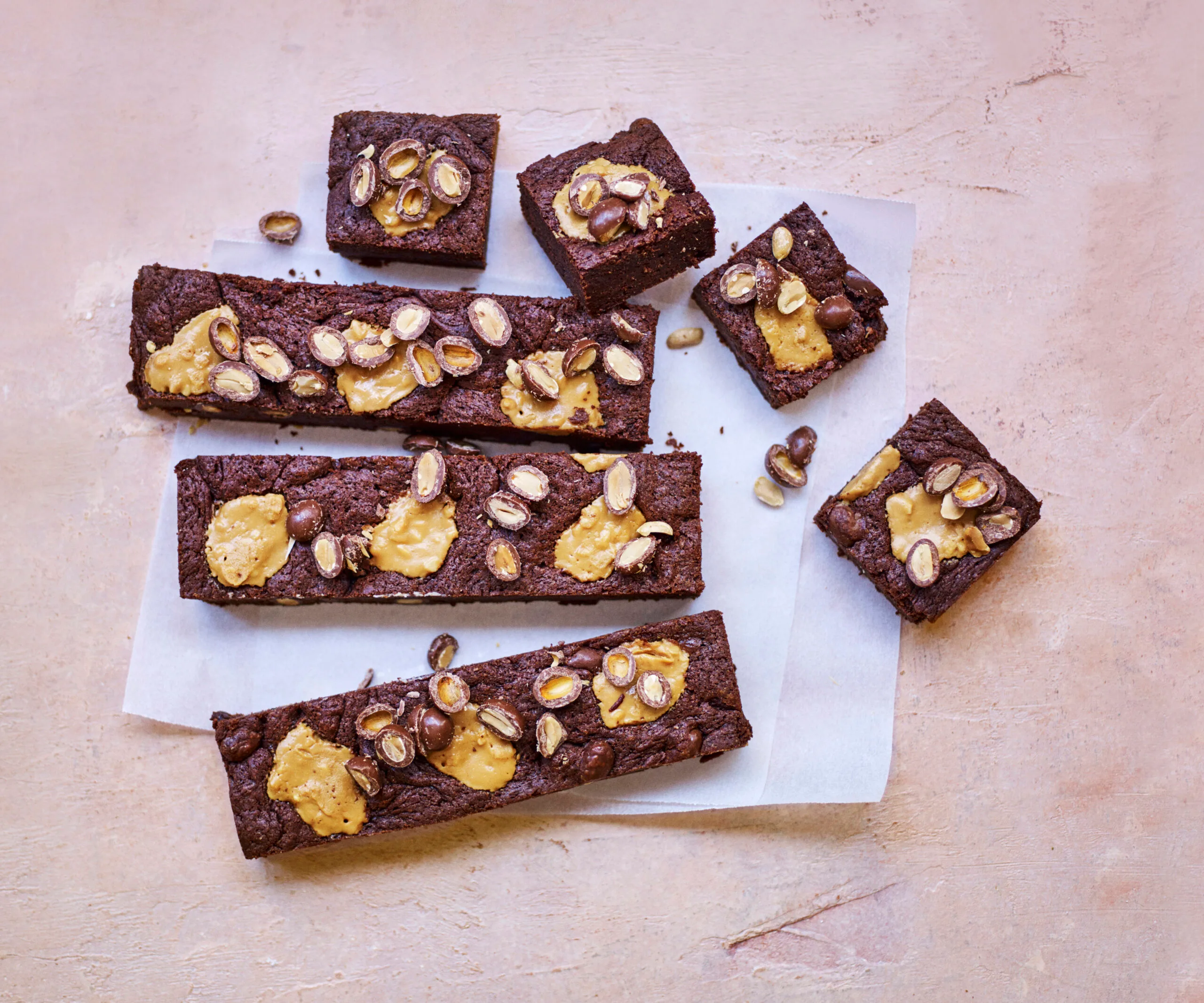 Peanut butter brownie