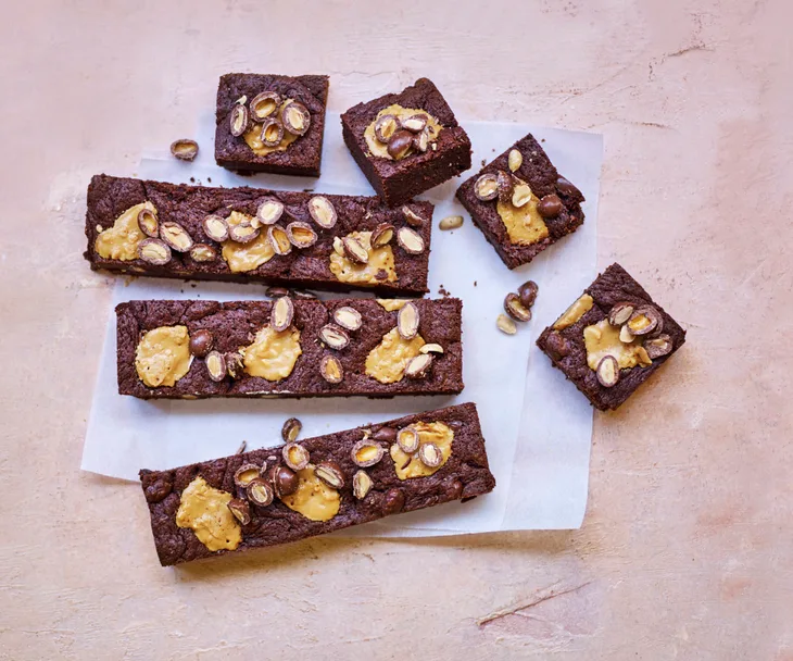Peanut butter brownie