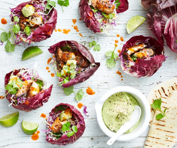 Jerk fish & slaw salad cups | Women's Weekly Food