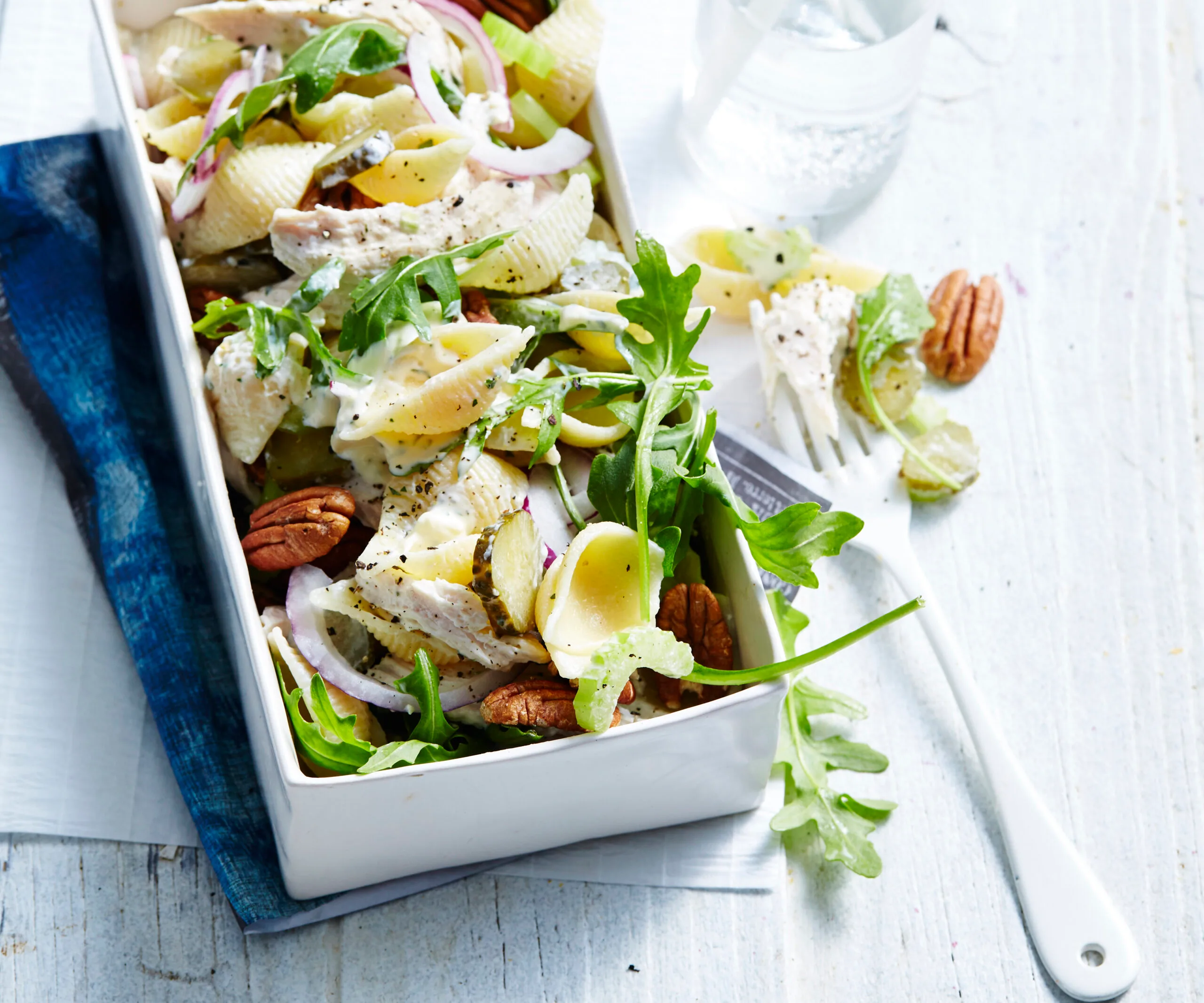 CREAMY CHICKEN AND PASTA SALAD