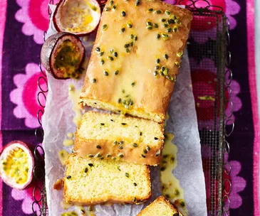 Passionfruit teacake