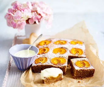Nutty apricot cake