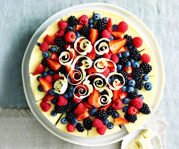 White chocolate cheesecake