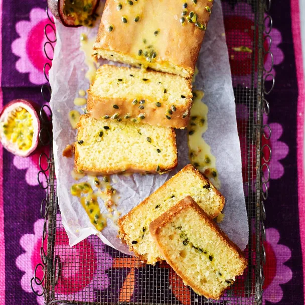 Passionfruit teacake