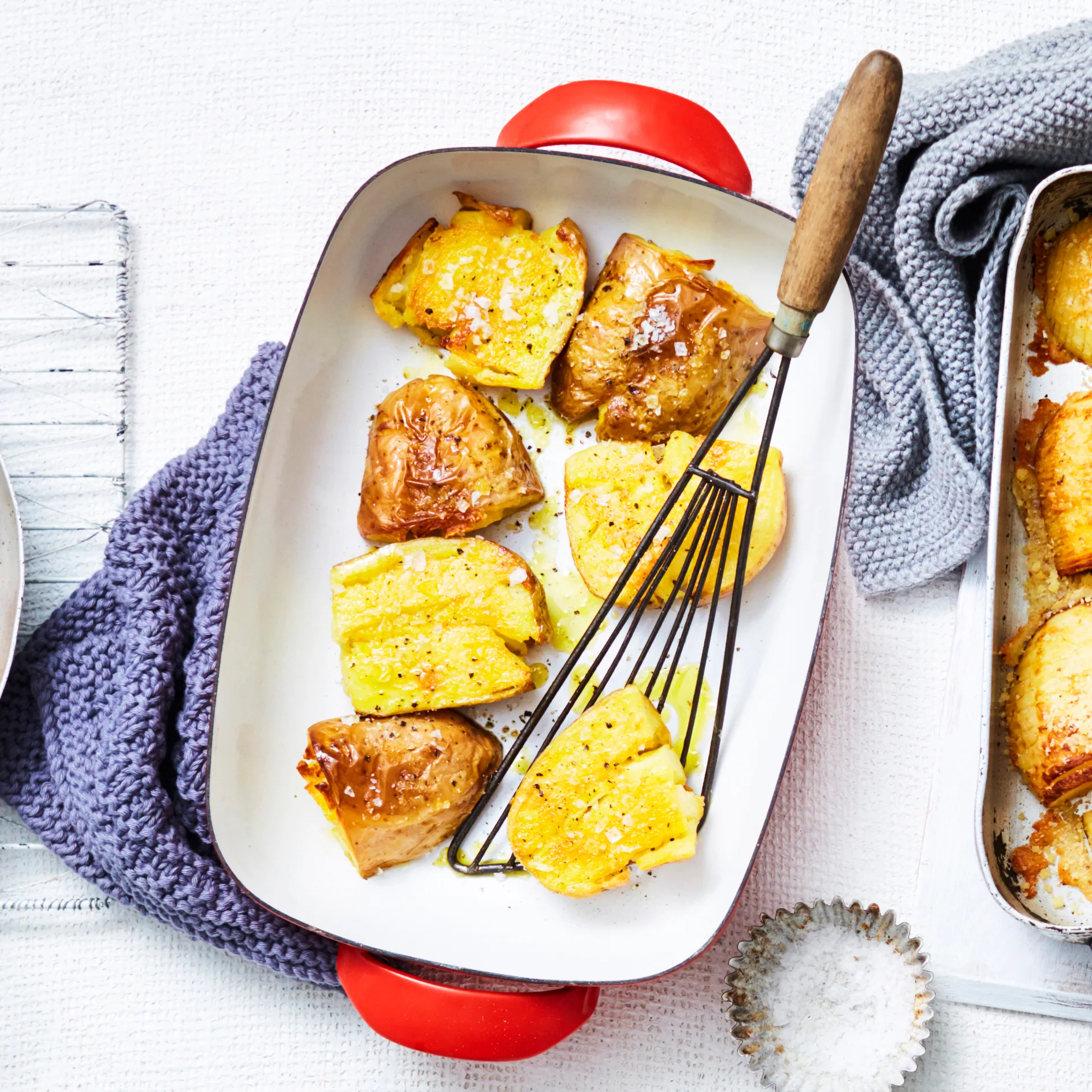 Salt and vinegar roast potatoes