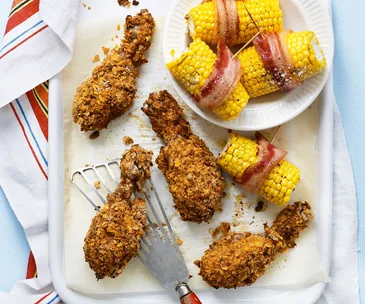 Crunchy buttermilk chicken