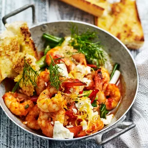 Prawns Saganaki
