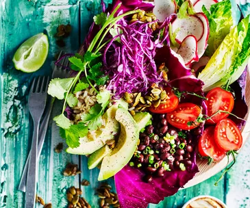 Burrito salad bowl