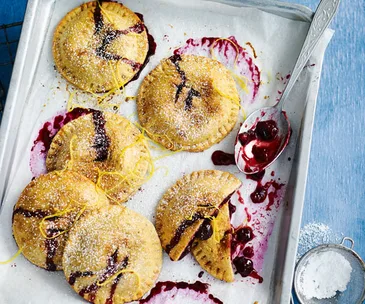Blueberry and ricotta hand pies
