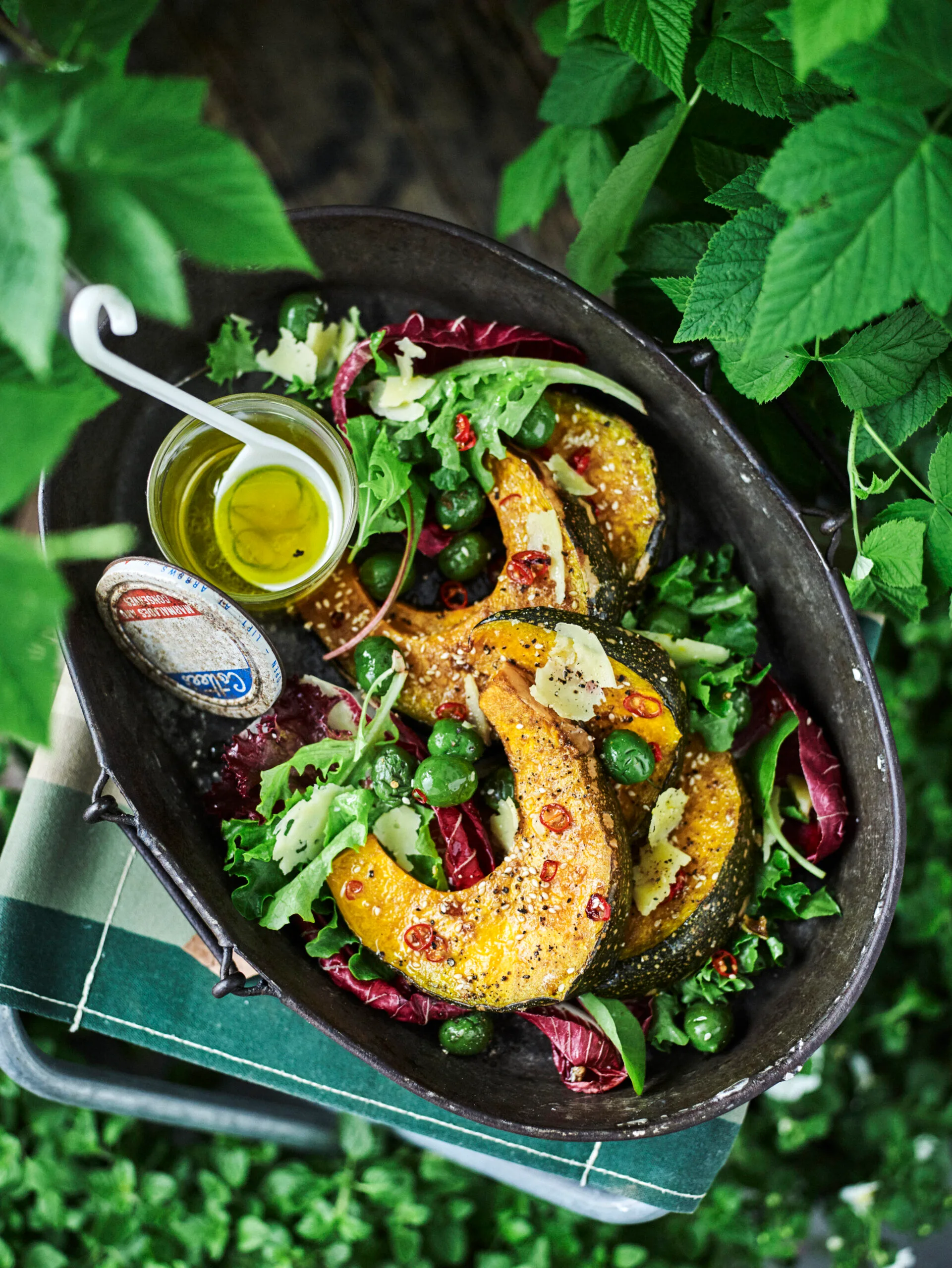 Barbecued sesame pumpkin salad-image