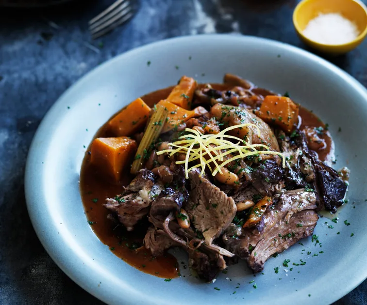 Slow-cooked lamb with white beans | Women's Weekly Food