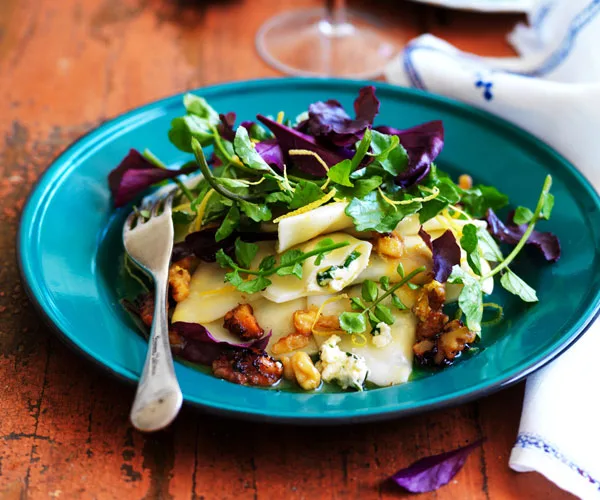 Watercress and goat’s cheese ravioli